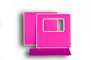 Корка "Rectangle"/"Прямоугольник", Magenta (розовый)