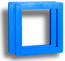 Корка-рамка пластиковая, Cyan / голубая