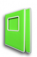 Корка "Rectangle"/"Прямоугольник", Green (зеленый)