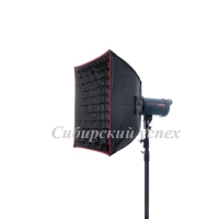 Софтбокс SBQ-6060 BW жаропрочный с сотовой насадкой
