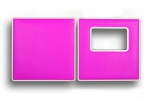Корка "Rectangle"/"Прямоугольник", Magenta (розовый)