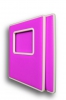Корка "Rectangle"/"Прямоугольник", Magenta (розовый)
