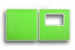Корка "Rectangle"/"Прямоугольник", Green (зеленый)