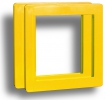 Корка-рамка пластиковая, Yellow / желтая