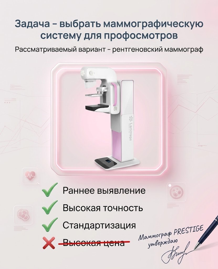 Маммограф для профосмотров PRESTIGE 8100A 